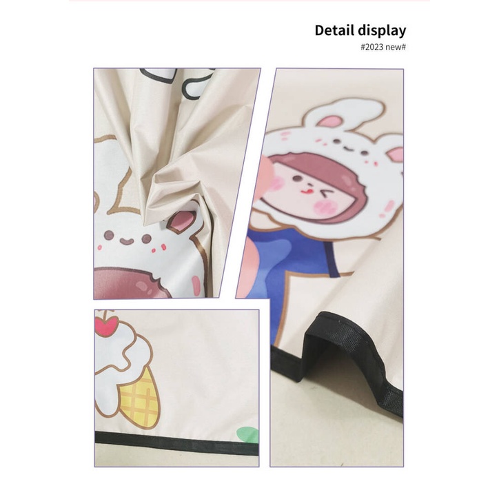 Auto Abat Vent Interior Insulation for Car Children Baby Side Window Shading Cloth Sun Protection Magnetic Vehicle Window Curtain KDZW