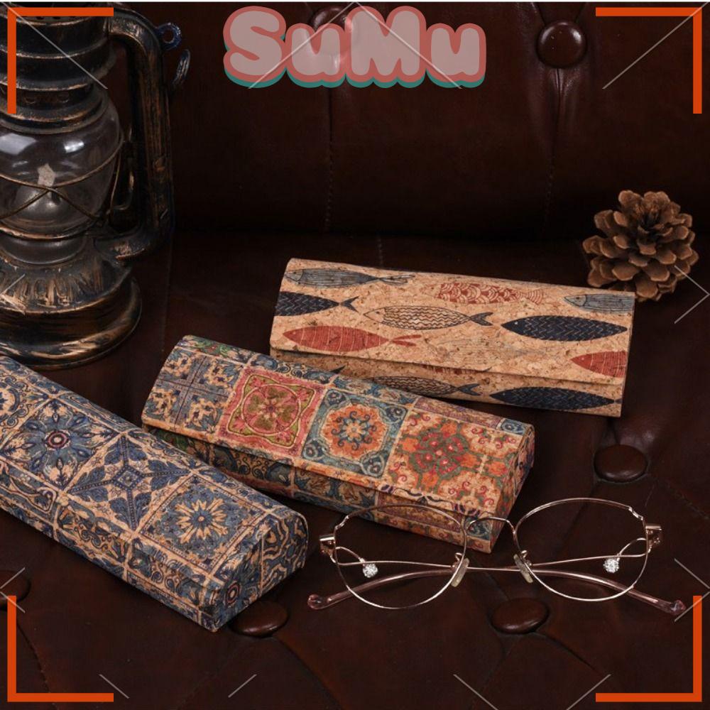 SUMU Hộp Đựng Kính Mát Phong Cách Retro