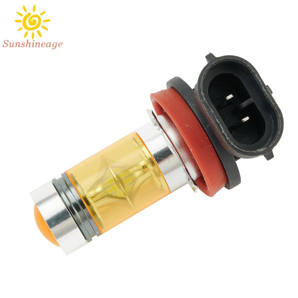 Đèn ChốNg Sương Mù 100W DRL DC12V ~ 24V 4300K - MàU VàNg Cho Xe Hơi