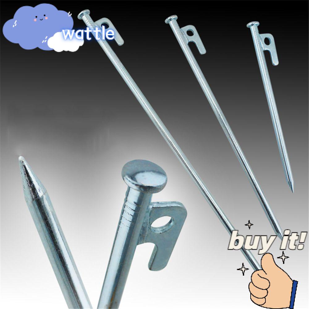 WATTLE Đinh Thép Bản Rộng 2022 Có Lỗ Kéo Cho Hoạt Động Câu Cá Cắm Trại