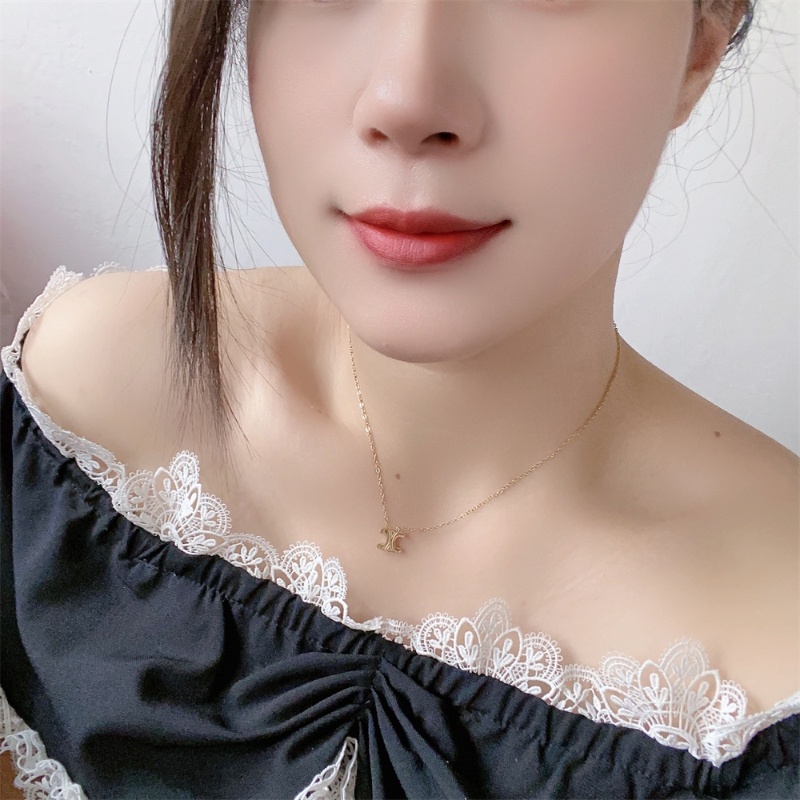 Dây Chuyền Bằng Thép Titan Thiết Kế Độc Đáo Thời Trang Cho Nữ