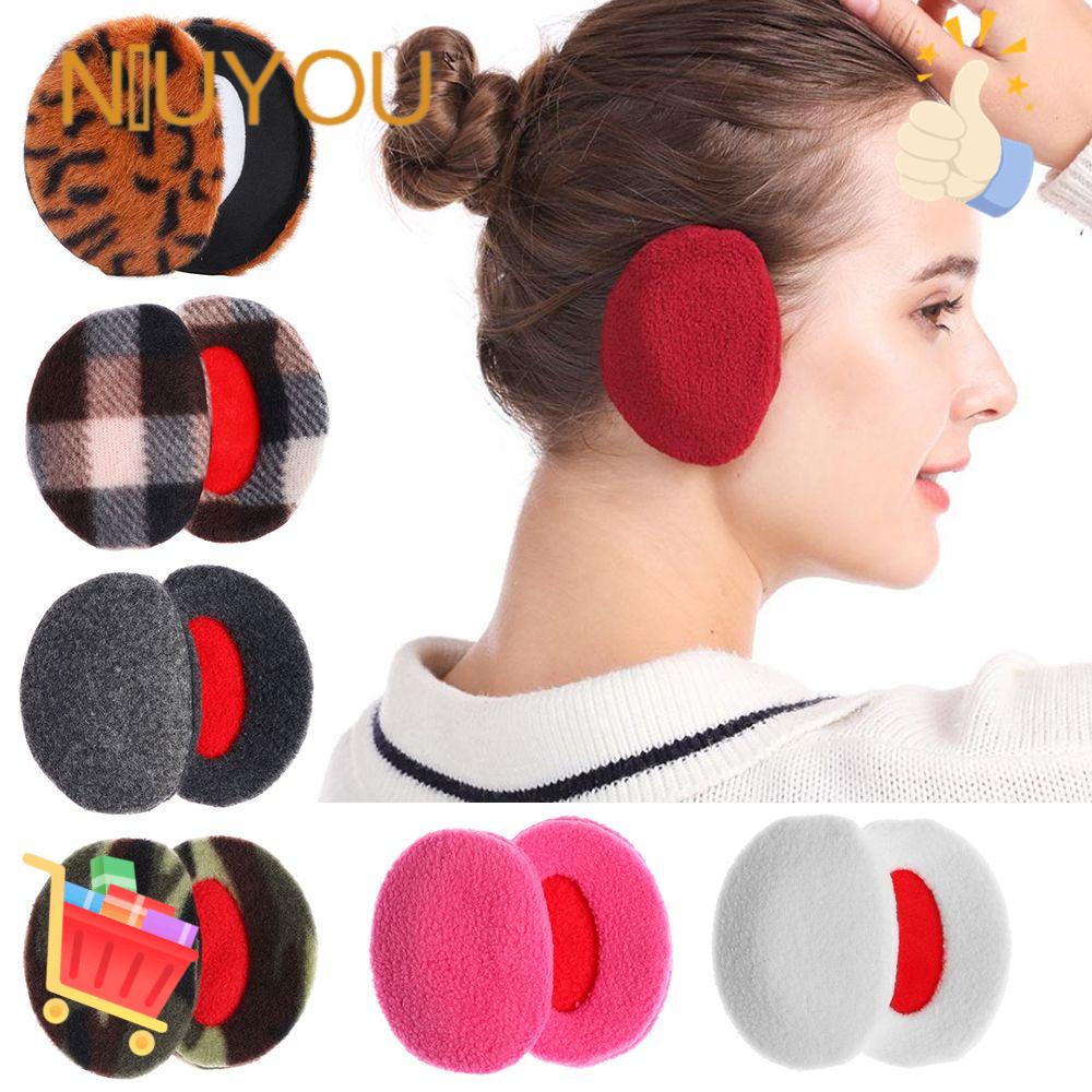 NIUYOU Bông Chụp Tai Giữ Ấm Mềm Mại Cho Bé Ốp