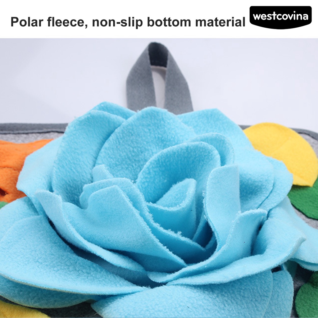 [COD]♞Đệm Ngồi Mềm Mại In Họa Tiết Hoa / Thỏ Dễ Thương Dành Cho Huấn Luyện Thú Cưng