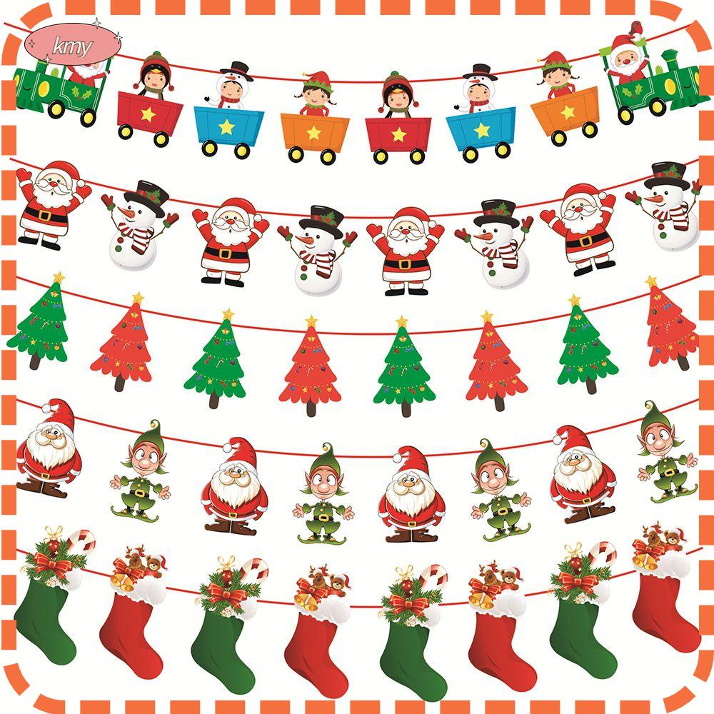 KRNY 1 Lá Cờ Treo Trang Trí Giáng Sinh 2022 Navidad