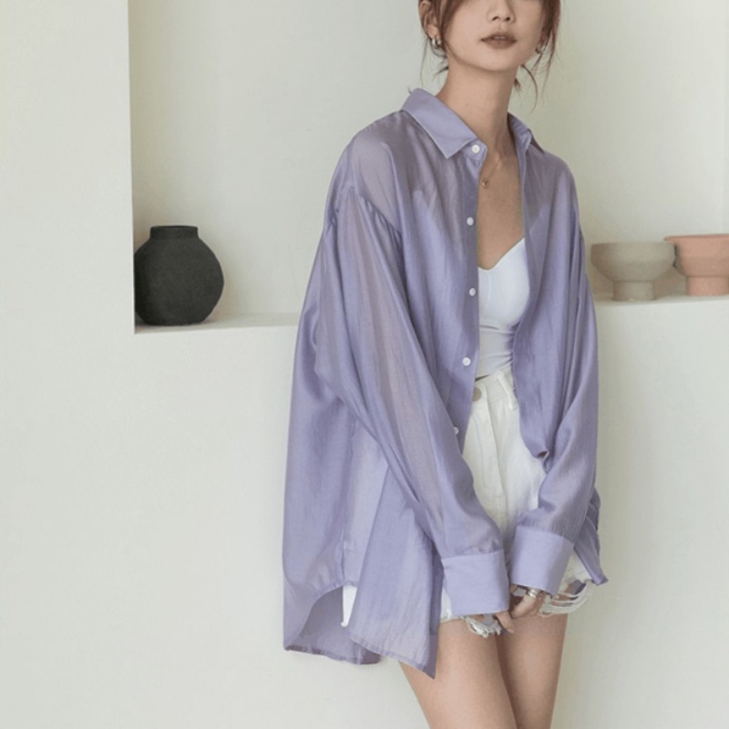 Áo Khoác Chiffon Mỏng Chống Nắng Đa Năng Phong Cách Pháp Thời Trang Mùa Hè 2023 Mới Cho Nữ