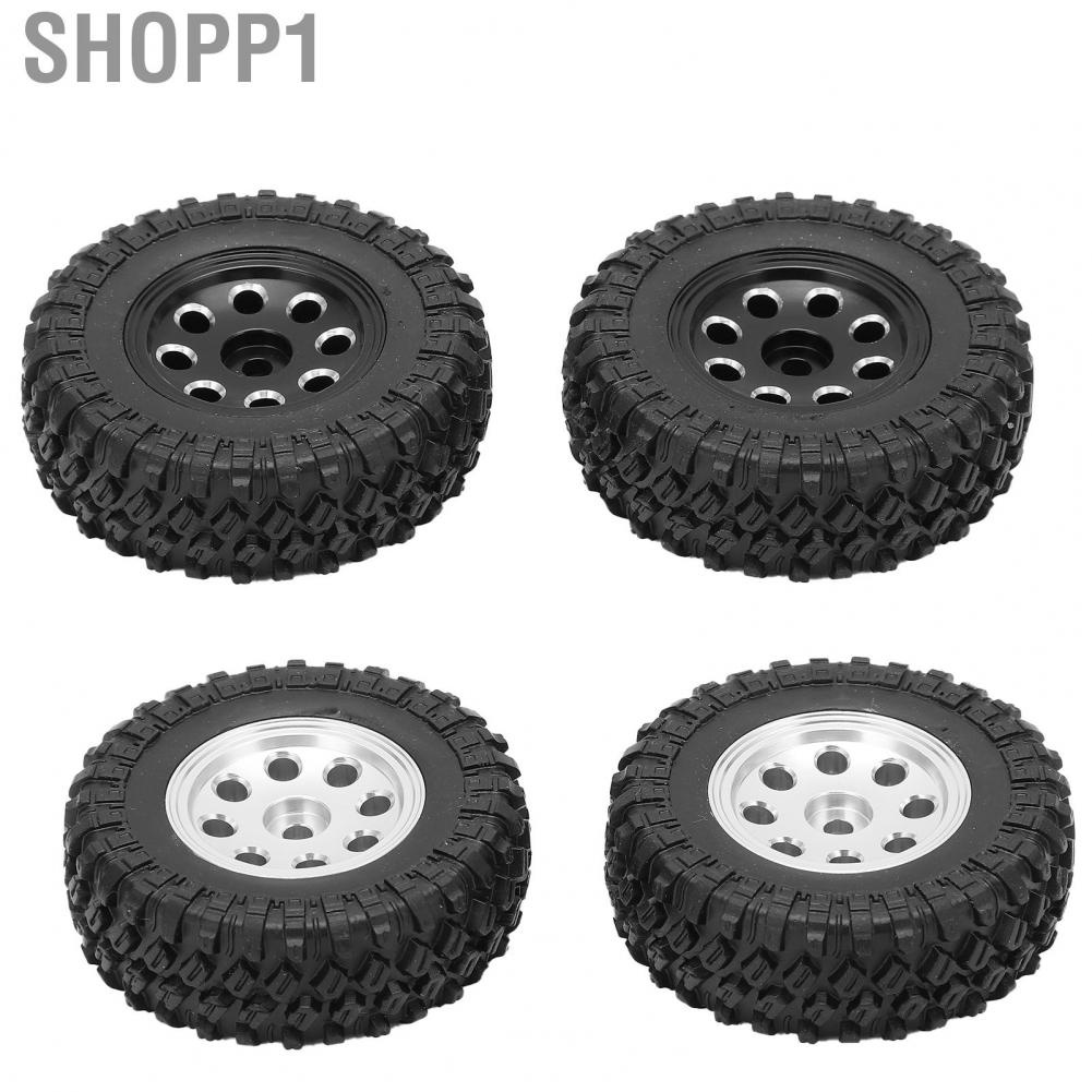 Shopp1 Beadlock Vehicle Wheel  Car Tires Simple Installation Lightweight Micro for SCX24 90081 1/24 Climbing Model