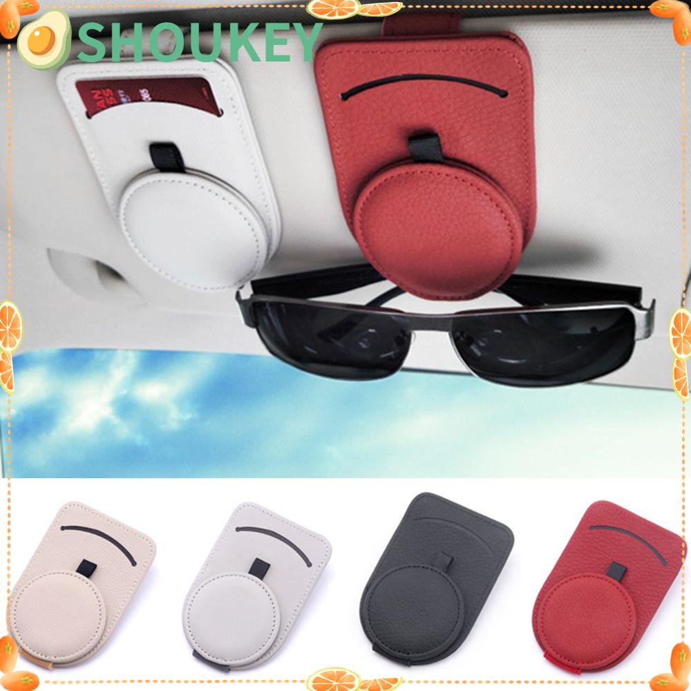 SHOUKEY Kẹp Giữ Mắt Kính / Thẻ Gắn Trên Xe Hơi Tiện Dụng