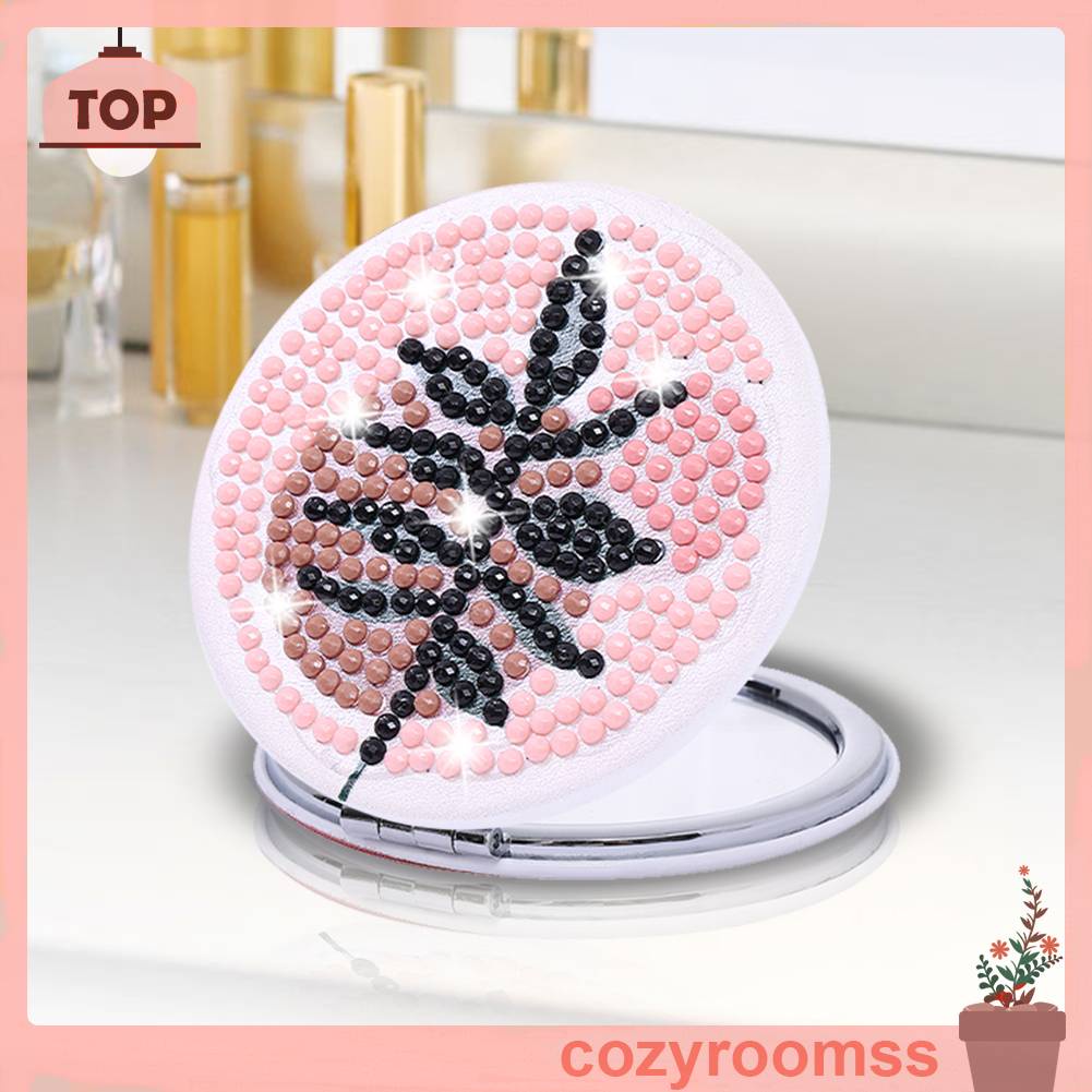 Bộ Gương Trang Điểm Nghệ Thuật Trừu Tượng Theo Số Tự Làm