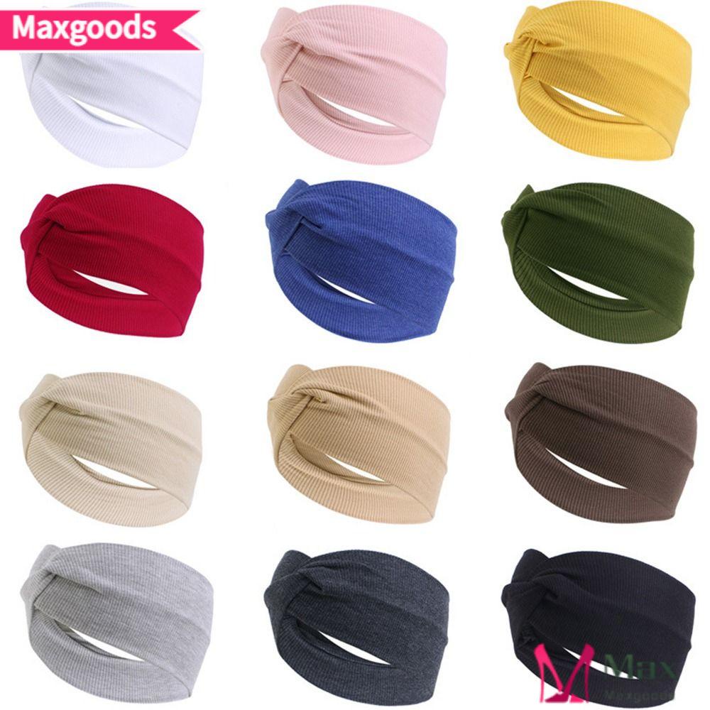 MAXG Băng Đô Thể Thao Bản Rộng Co Giãn Chống Trượt 10 Màu Mới