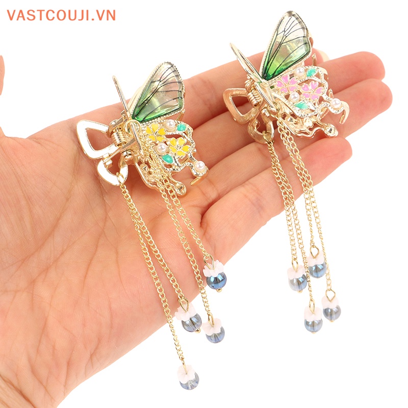 Kẹp Tóc Càng Cua Đính Đá Pha Lê Lấp Lánh Chất Lượng Cao Cho Nữ