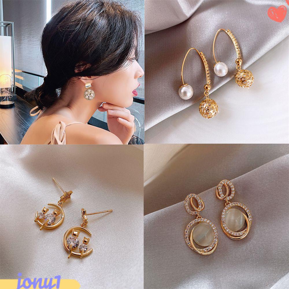 JONYE Bông Tai Hình Học Dễ Thương Cho Nữ