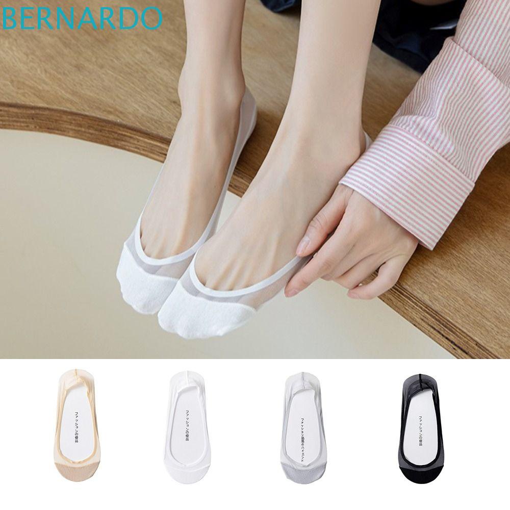 Vớ Lưới Cotton Gel Silica Mềm Trong Suốt Thoáng Khí Chống Trượt Phong Cách Hàn Quốc Cho Nữ