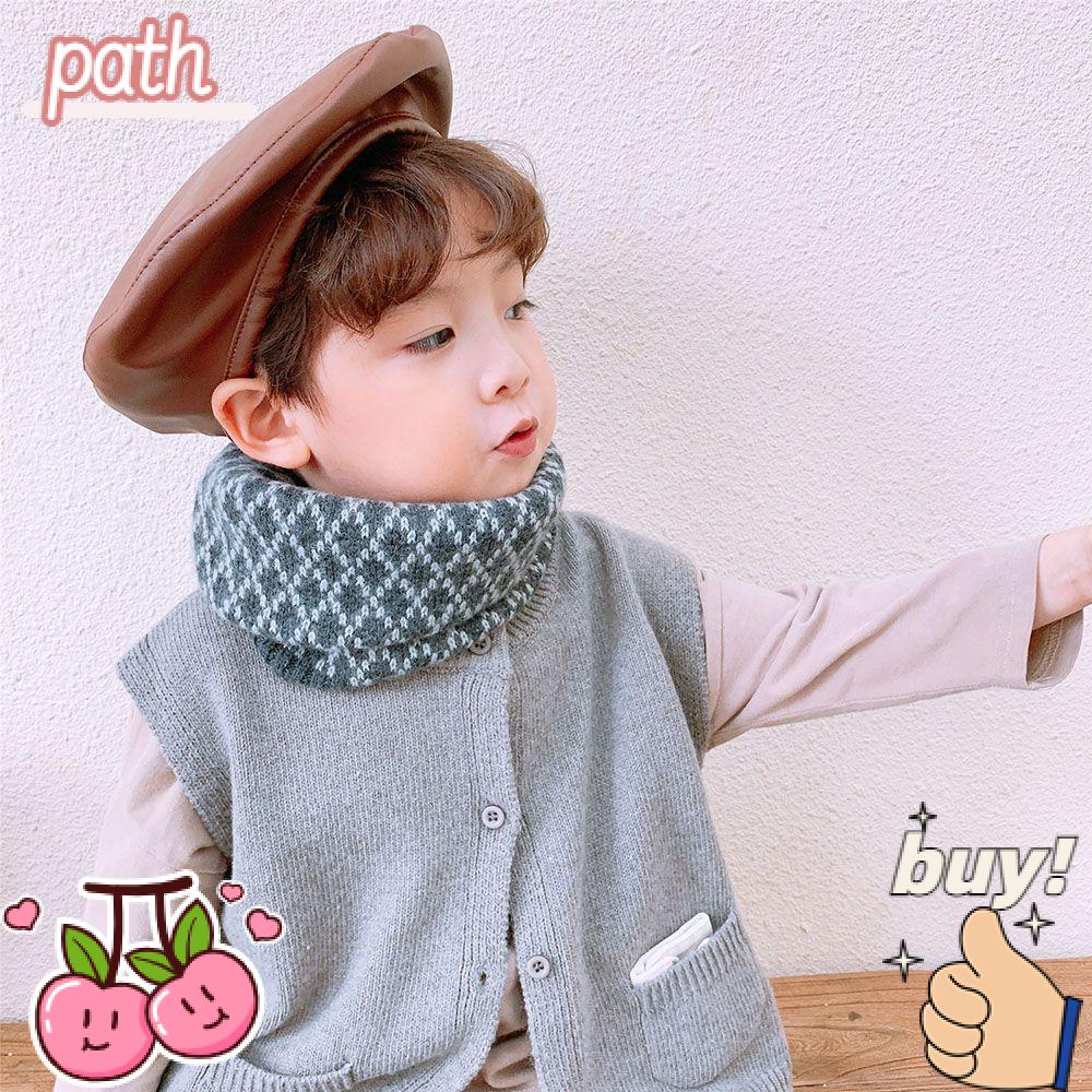 PATH Mũ Len Giữ Ấm Hai Màu Sắc Xinh Xắn Cho Bé