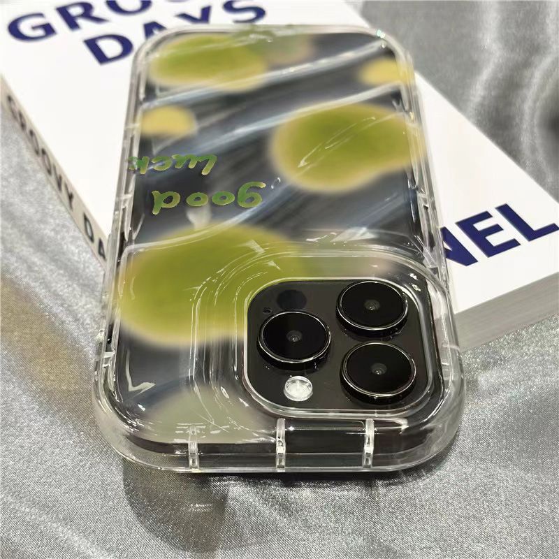 Ốp Điện Thoại Mềm Trong Suốt Họa Tiết Trái Tim Cho Iphone 14Promax 1312 / 11 7 / 8plus xr / sins VXYM