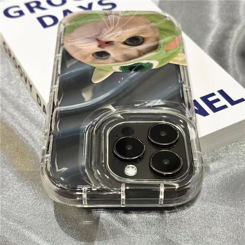 Ốp Điện Thoại Mềm Màu Xanh Lá In Họa Tiết Dễ Thương Cho Iphone 7 8plus 14Promax Xr111312Phụ Kiện Cho Toumao / Od8T8T