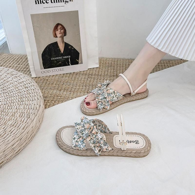 Sandal Quai Chéo Thời Trang Mùa Hè 2023 Mới Cho Nữ