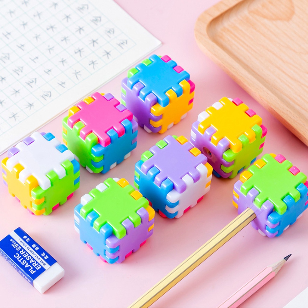 Gọt Bút Chì Hình Khối Rubik Đơn Giản Sáng Tạo WJ321