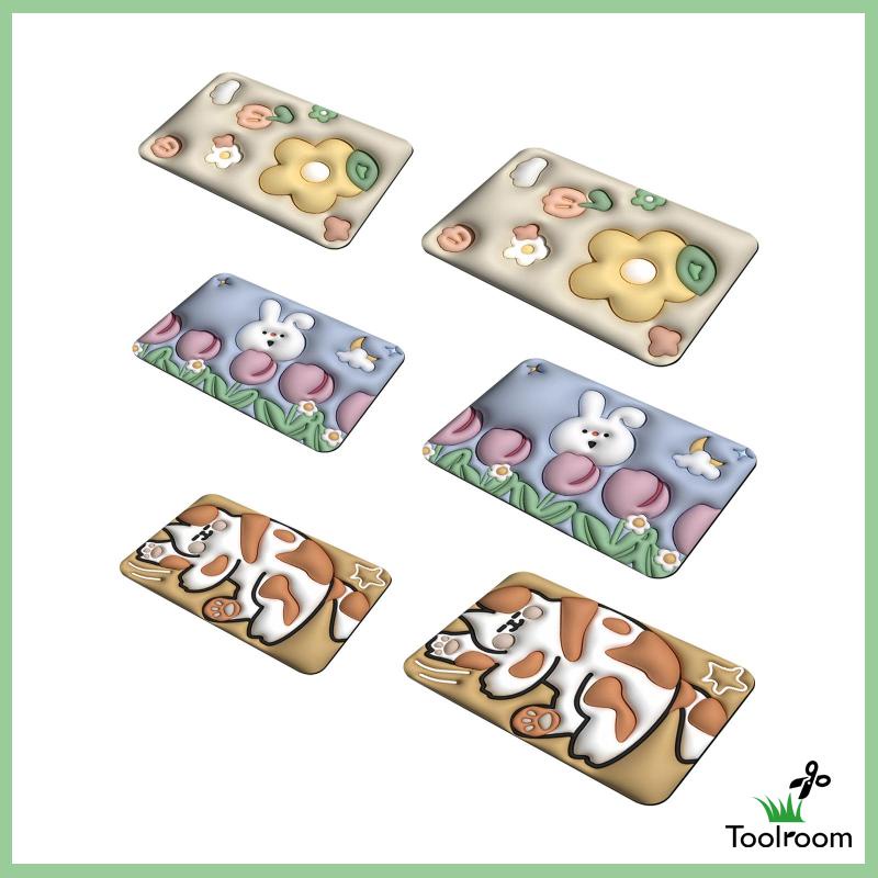 Thảm Chùi Chân Mềm Mại Thấm Hút Tốt Họa Tiết Hoa Trang Trí Cửa Trước Cửa Phòng Tắm