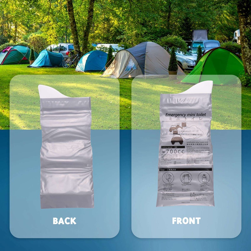 Set 12 Túi Đi Tiểu Khẩn Cấp 700Ml Sử Dụng Một Lần Tiện Lợi Cho Nữ