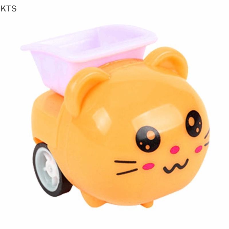 1 Mô Hình Xe Công Trường Kéo Lưng Mini Trang Trí Tiệc Cho Bé