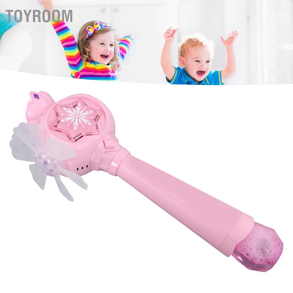 ToyRoom Âm Nhạc Phát Sáng Máy Thổi Bong Bóng Tạo Hình Quẻ Công Chúa Điện Cầm Tay Cây Đũa Phép Cho Trẻ Em Quà Tặng
