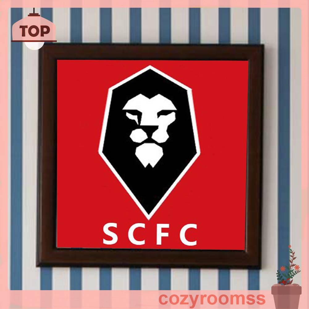 Bộ Tranh Đính Đá 5D Họa Tiết Trái Bóng Đá Độc Đáo DIY Dùng Trang Trí