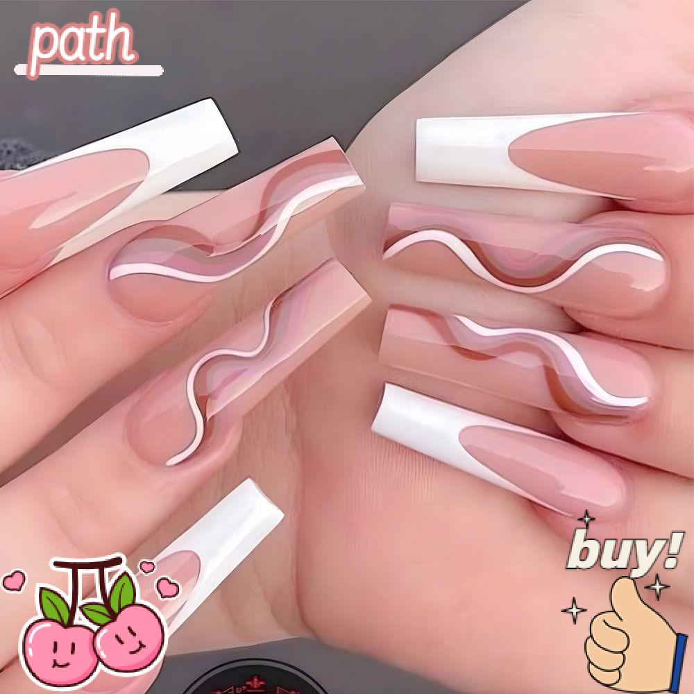 PATH Bộ 24 Móng Tay Giả Che Phủ Toàn Diện DIY