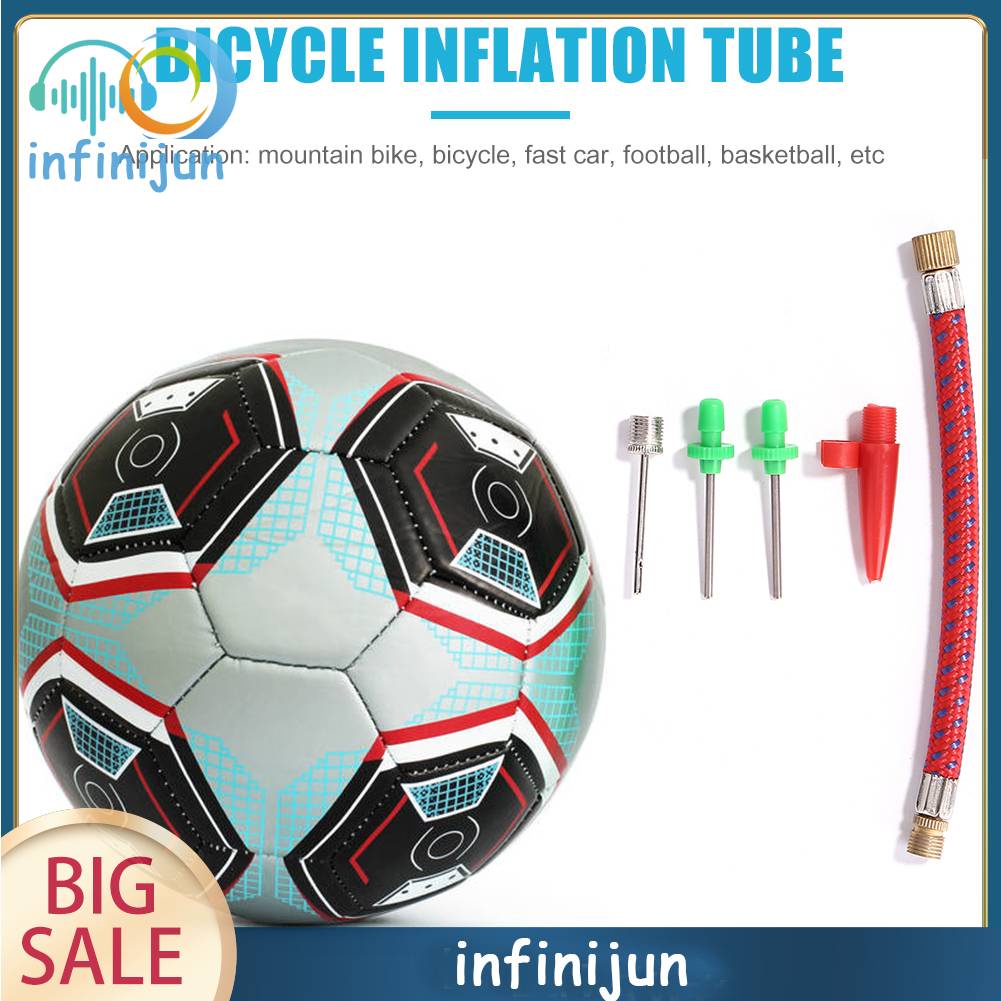 Set 5 Đầu Chuyển Đổi Ống Bơm Hơi Lốp Xe Đạp &amp; Bóng Rổ