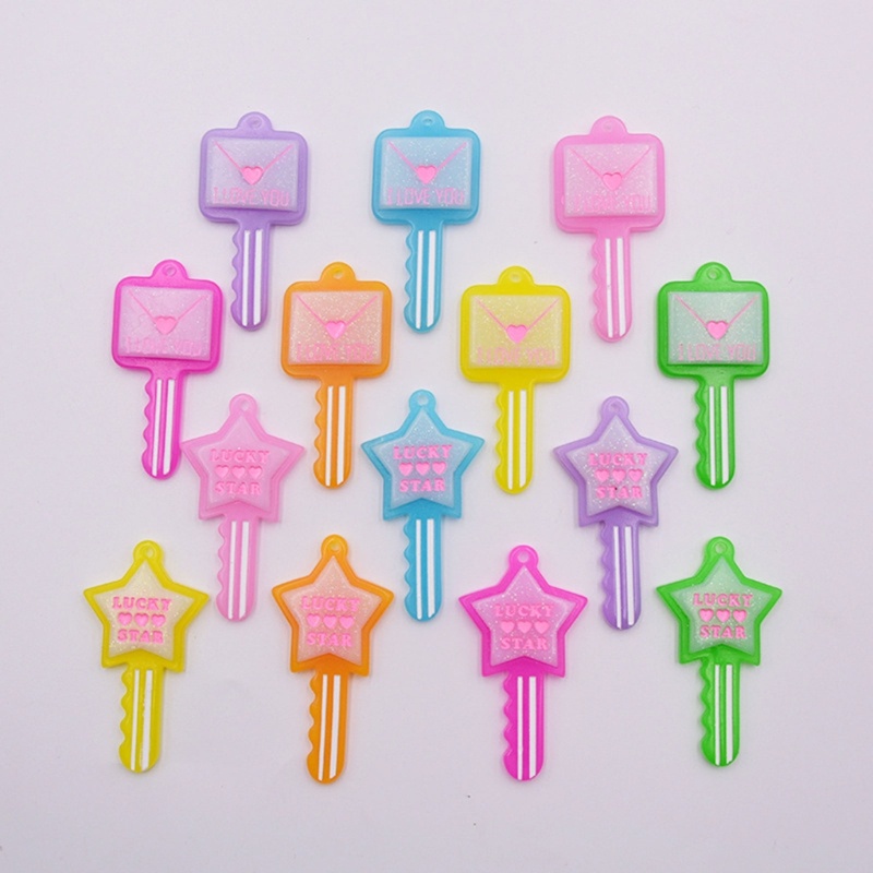 Flgo Chìa Khóa Phong Bì Kèm Thẻ Khắc Chữ Làm Trang Sức Thủ Công DIY