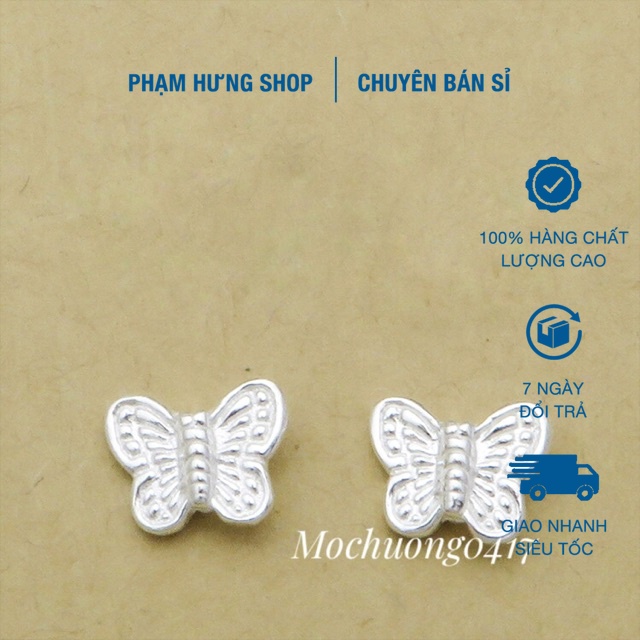 ✅ BÁN SỈ ✅ Charm bạc con bướm bạc cực xinh hàng đẹp - Bạc xịn loại 1, PH094