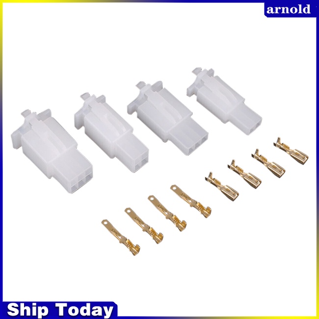 Bộ 380 Đầu Nối Dây Điện 2.8mm 2 3 4 6 Pin Chuyên Dụng Cho Xe Mô Tô