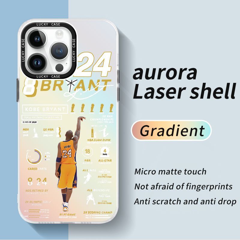 Ốp Điện Thoại Màu Trơn Laser In Chữ TUSA Kobe IMD1314 Cho Iphonexr12678Plus