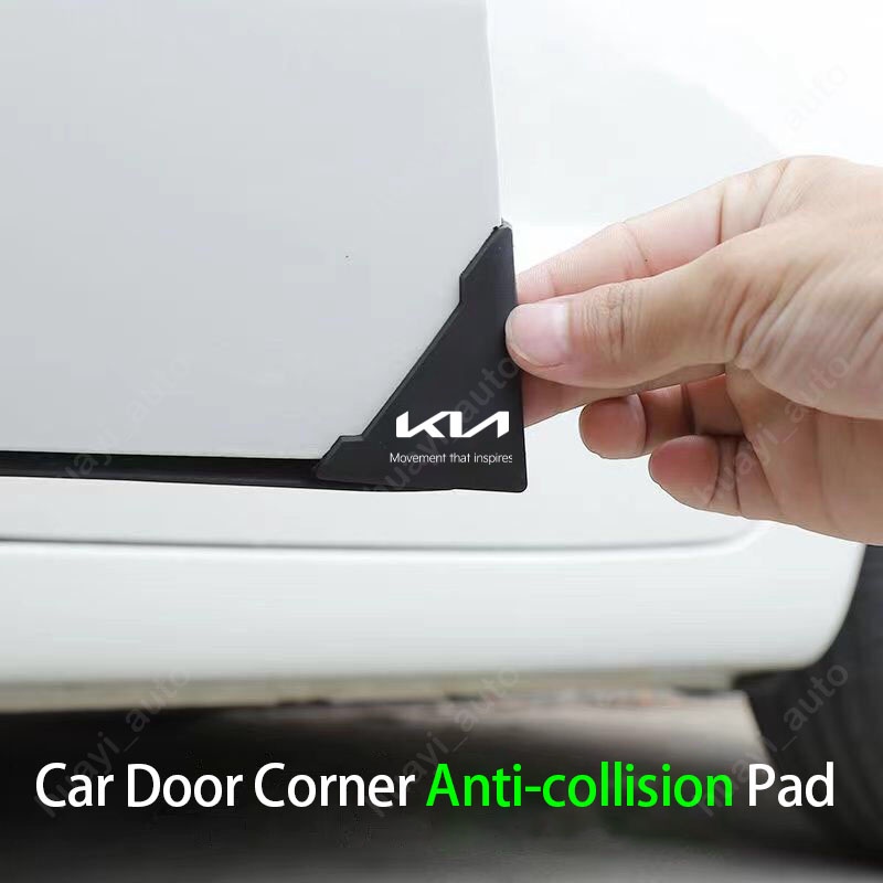 Bộ 2 / 4 Miếng Silicone Bảo Vệ Góc Cửa Xe Hơi Kia Kn Chống Va Chạm Cho Seltos Kx3 Bongo Sonet K3 Sorento Soluto Picanto Sedona