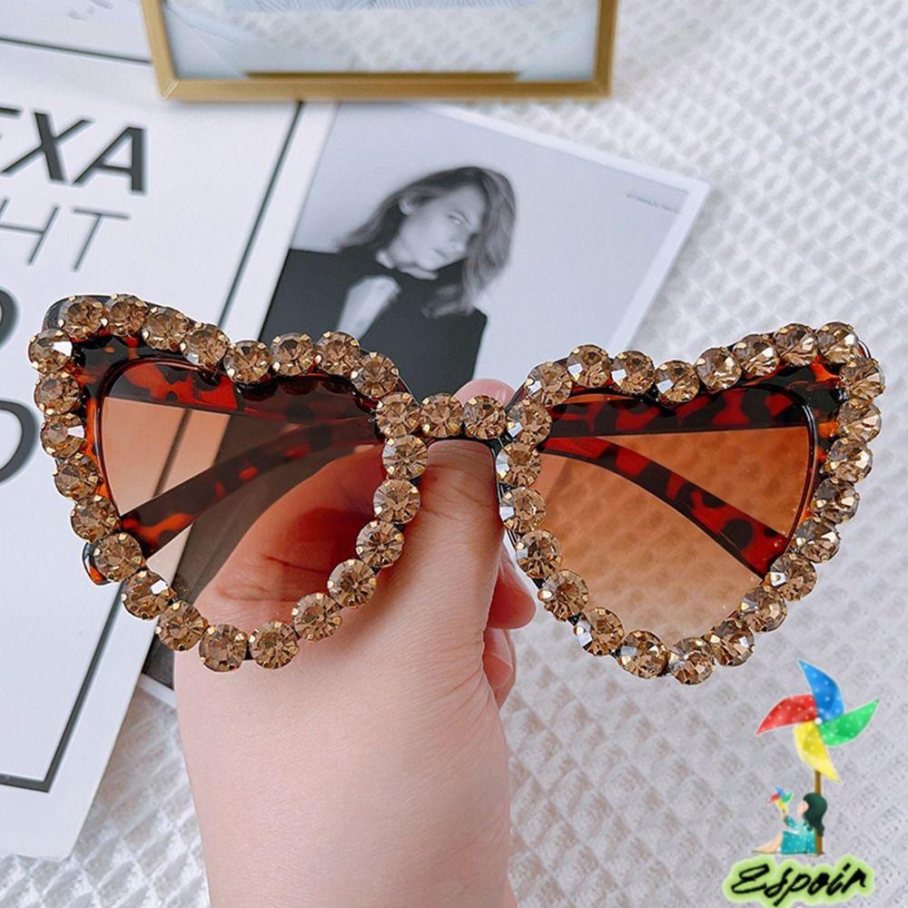 ESPO Kính Mát Hình Trái Tim Phong Cách Hip Hop Cho Nữ