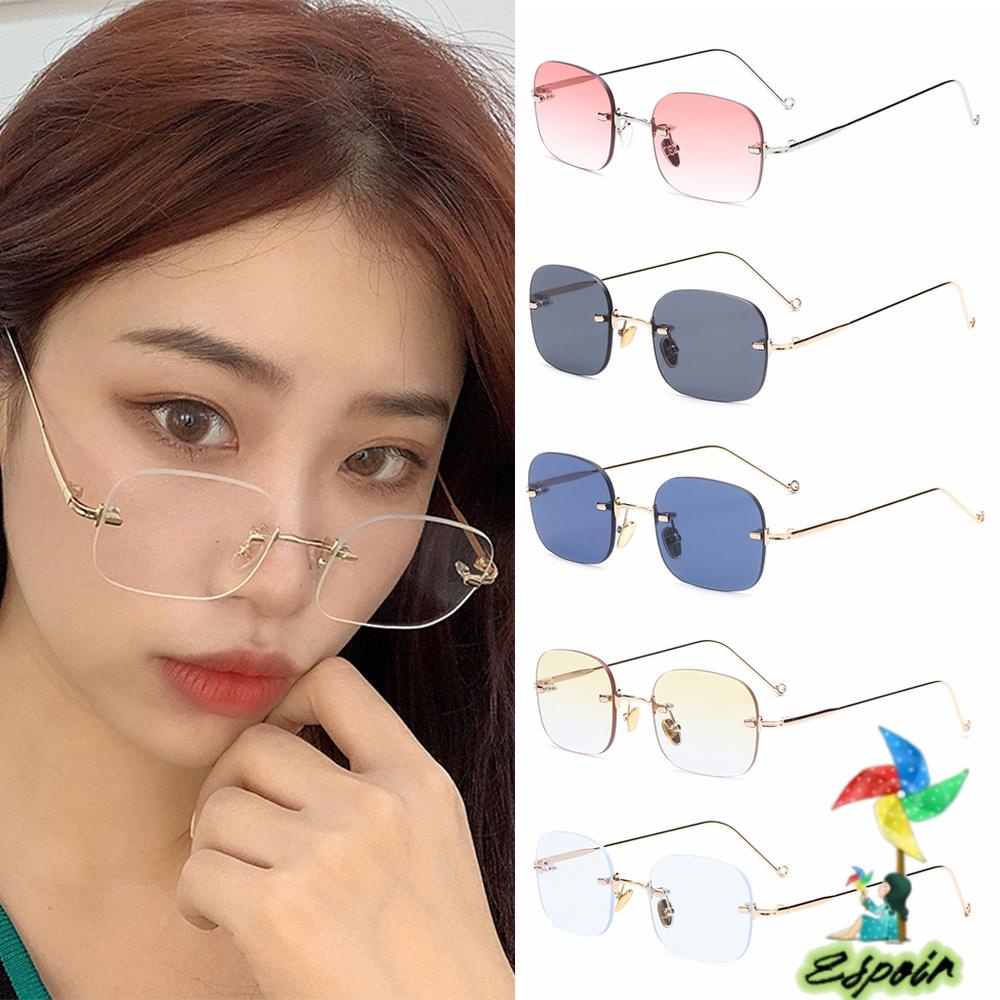 ESPO Kính Mát Vuông Nhỏ Chống Tia UV400 Phong Cách Cổ Điển Cho Nữ