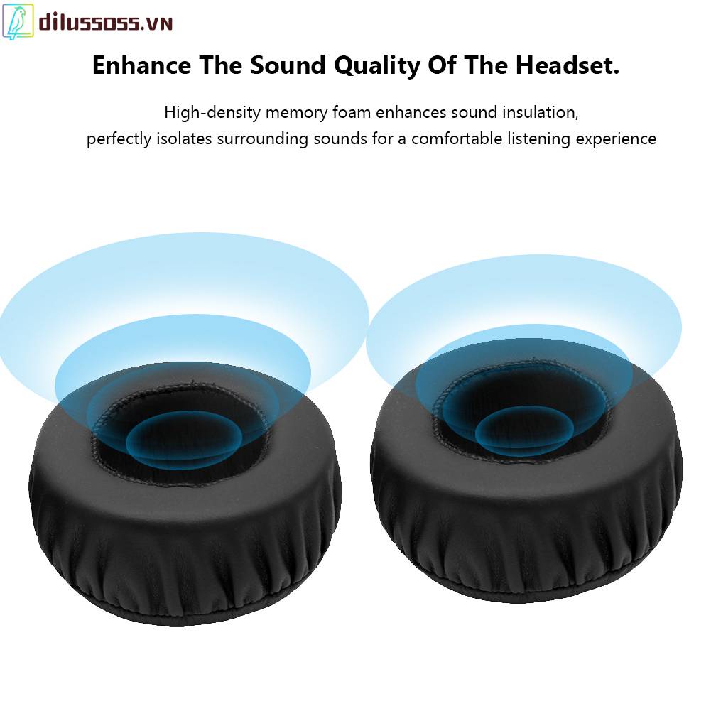 1 Cặp Miếng Đệm Tai Nghe Bằng Da Thay Thế Cho Sony MDR-XB700