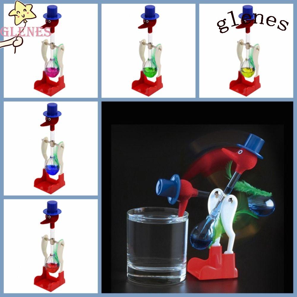 Glenes Đồ Chơi Chim Uống Nước Cân Bằng Trong Suốt Vui Nhộn Không Cần Chạm Để Dạy Vật Lý