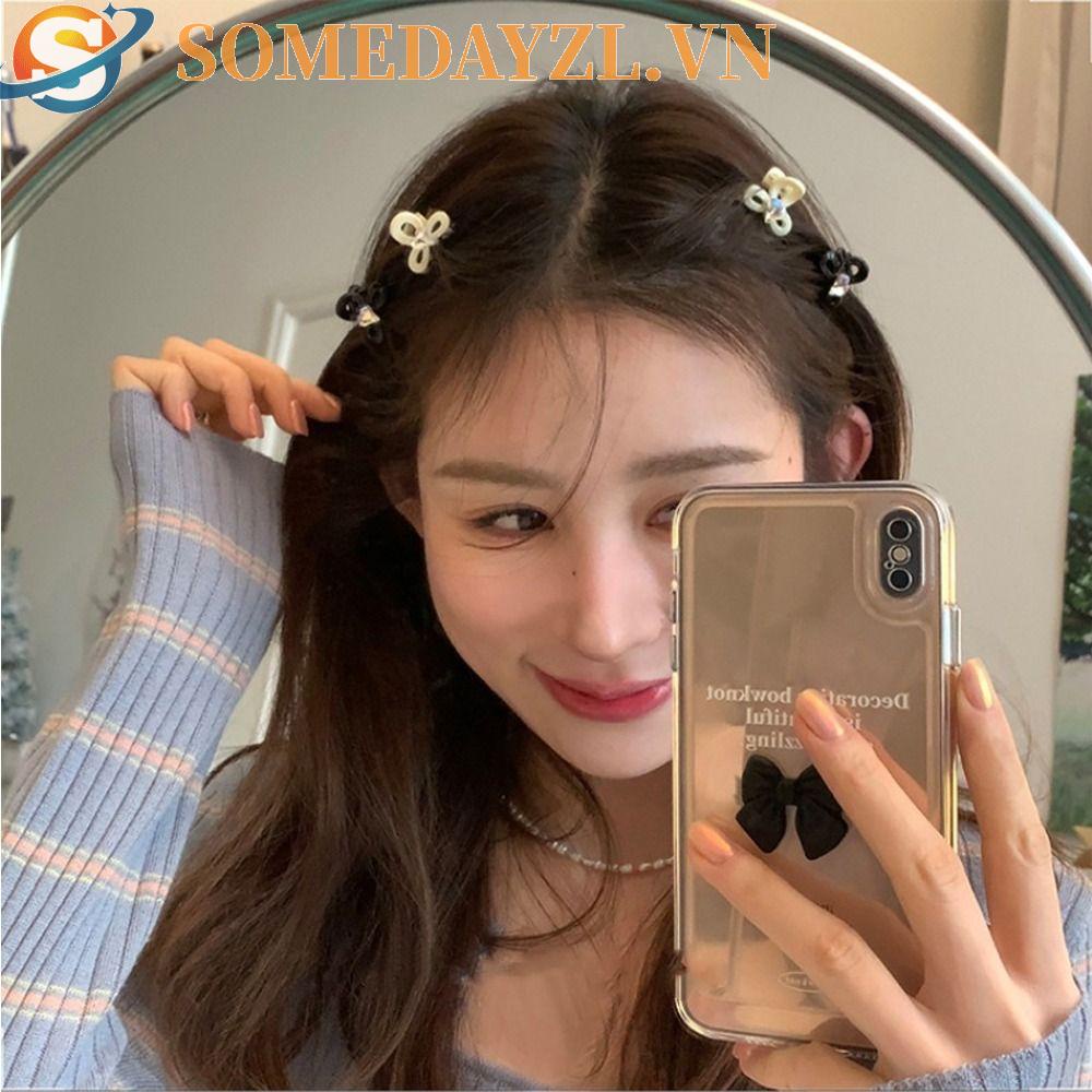 SOMEDAYZL Kẹp Tóc Hình Cá Mập Đính Đá Xinh Xắn Dành Cho Nữ