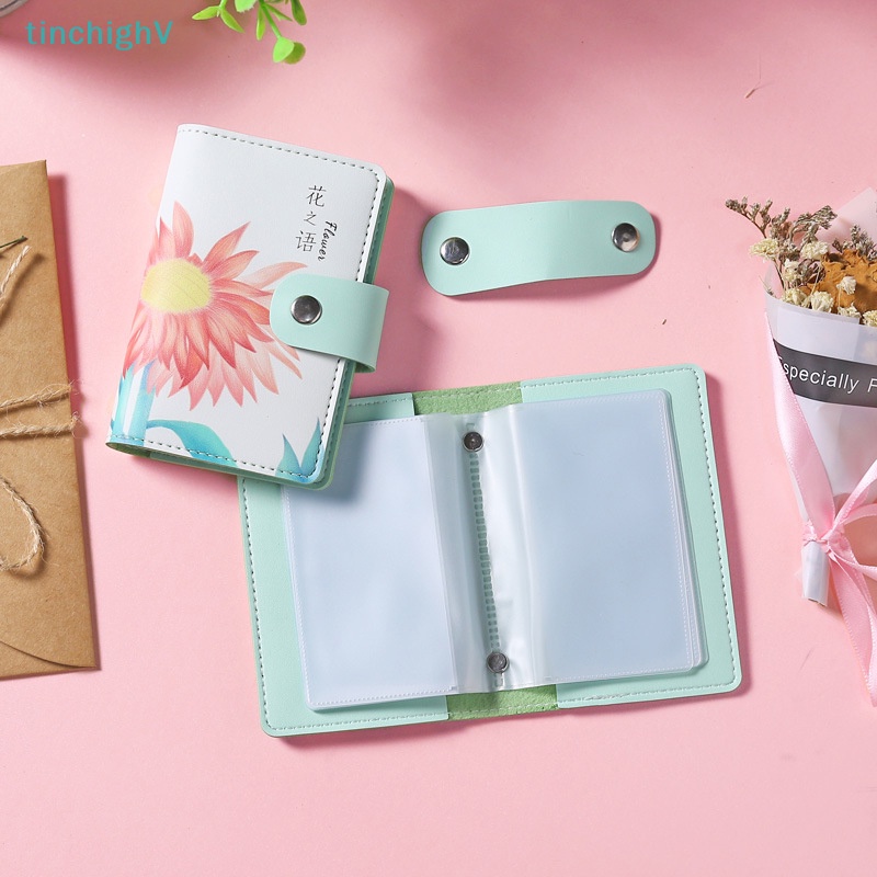 Ví Da PU 26 Ngăn Đựng Thẻ ID / Tên / Danh Thiếp Họa Tiết Động Vật / Trái Cây Dễ Thương