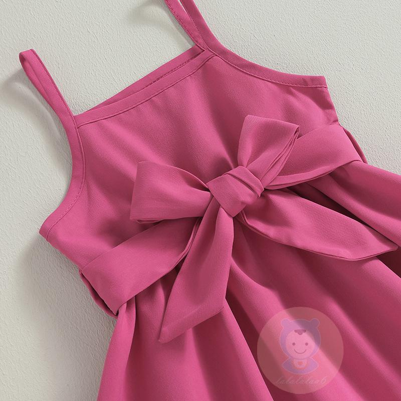 Set Đầm Sát Nách Thắt Eo + Áo Khoác Thời Trang Cho Bé Gái LAA6