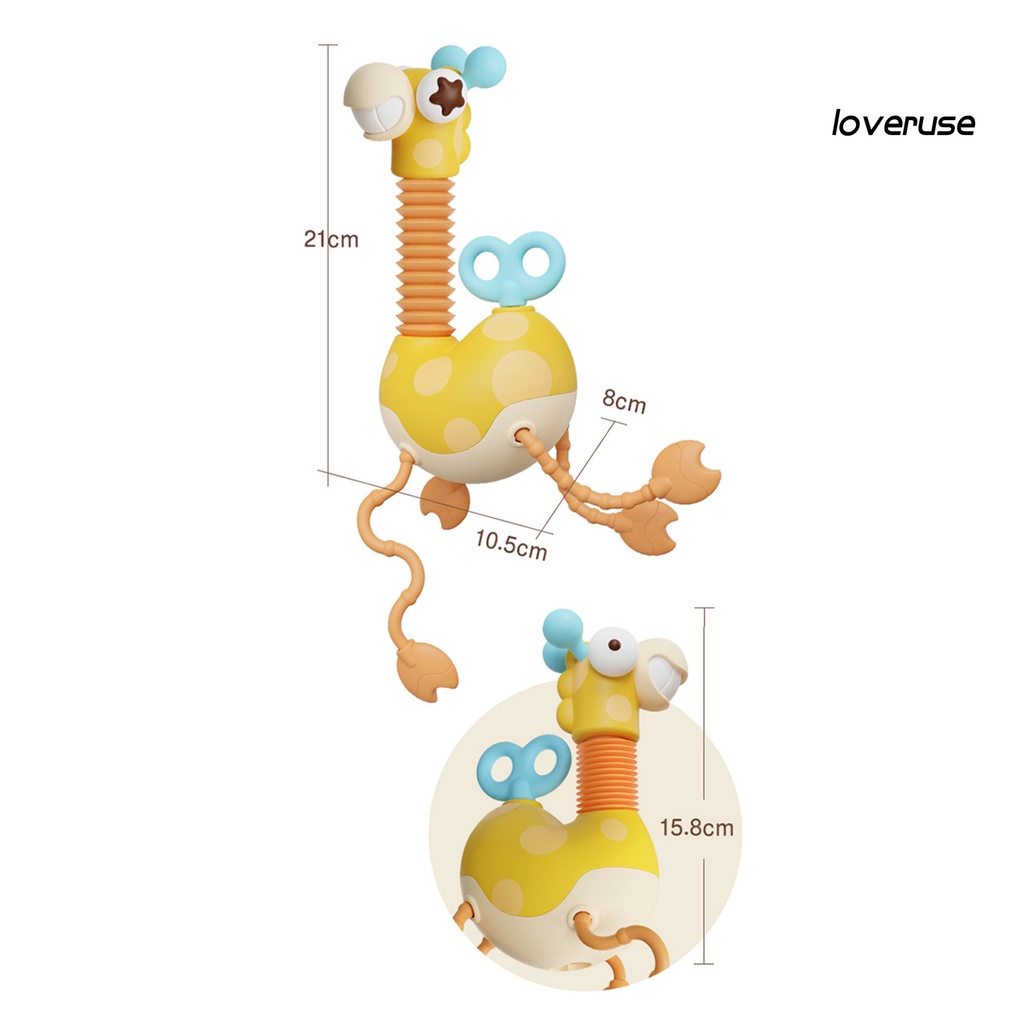 Đồ Chơi Giáo Dục Tạo Hiệu Ứng Âm Thanh Mạnh Mẽ Hình Hươu Cao Cổ Màu Sắc Sống Động