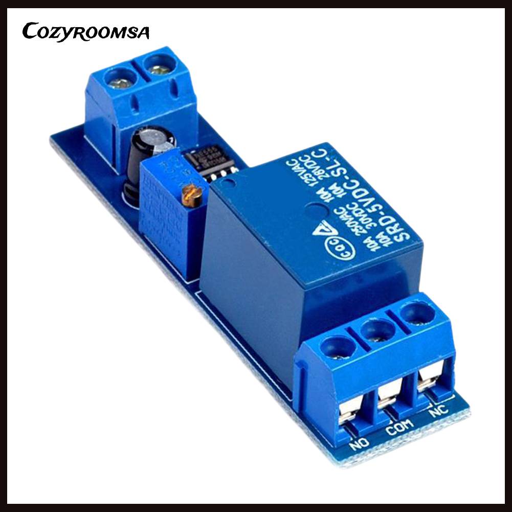 Mô Đun Rơ Le Thời Gian Tự Động NE555 5V / 12V 0 Đến 10 Giây