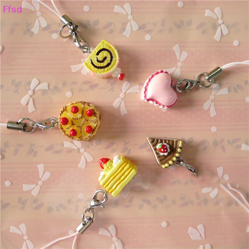 Bộ 30 Mặt Dây Chuyền Hình Bánh Kem Mini DIY