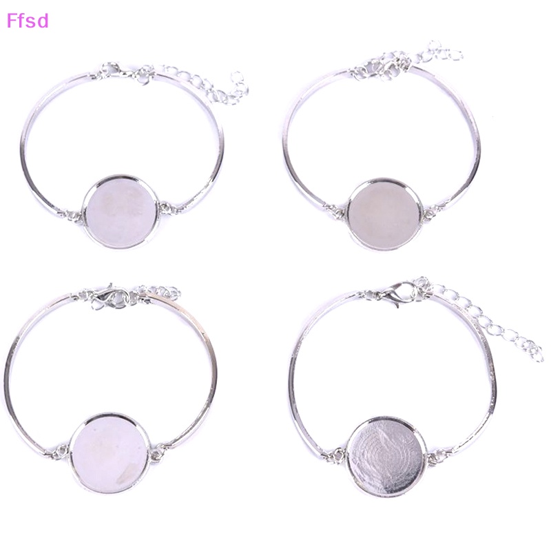 Bộ 4 Khay Làm Trang Sức Hình Tròn Phong Cách Cổ Điển DIY