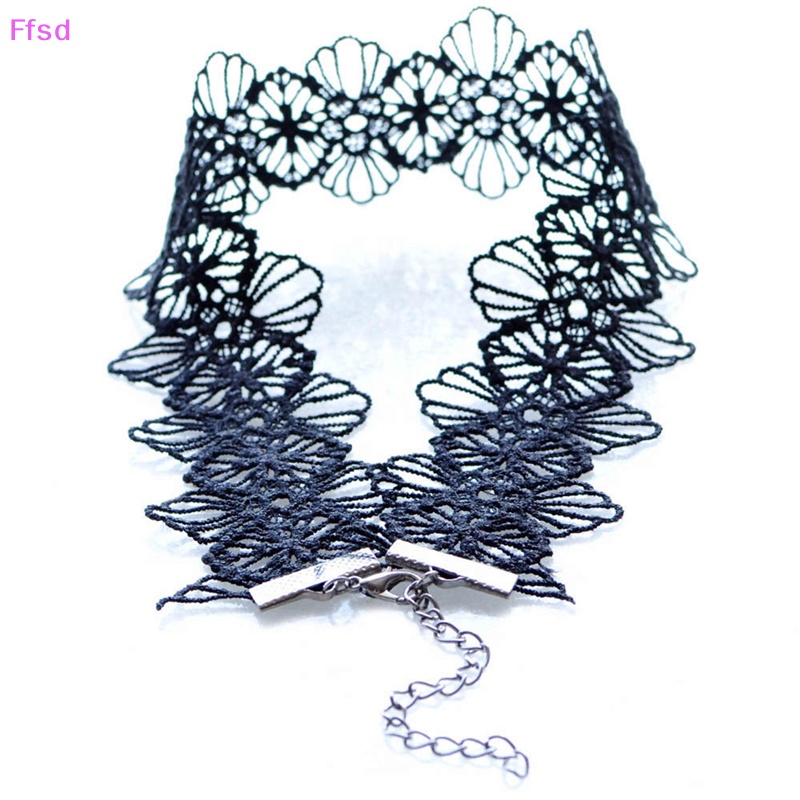 Vòng Cổ Choker Ren Màu Đen Phong Cách Cổ Điển Quyến Rũ