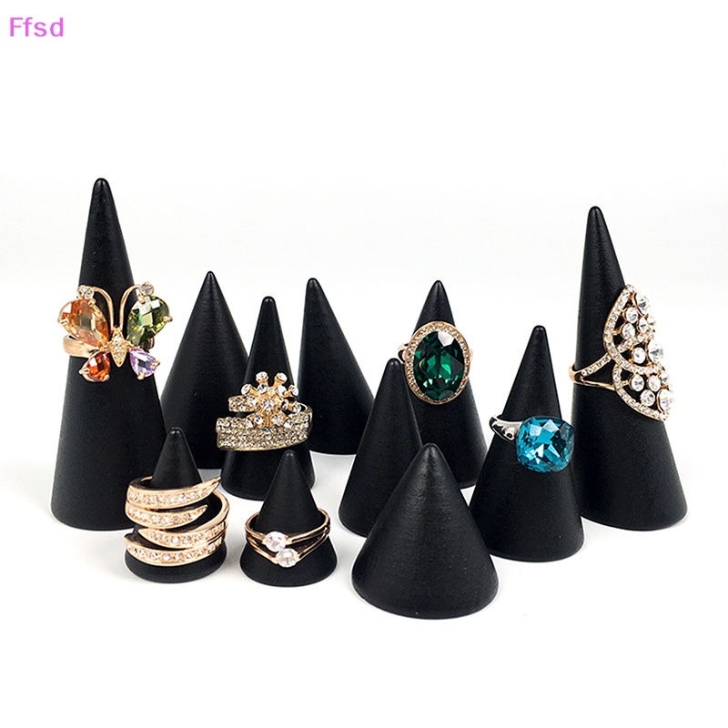 Bộ 5 Giá Đỡ Trưng Bày Nhẫn Hình Nón Sáng Tạo