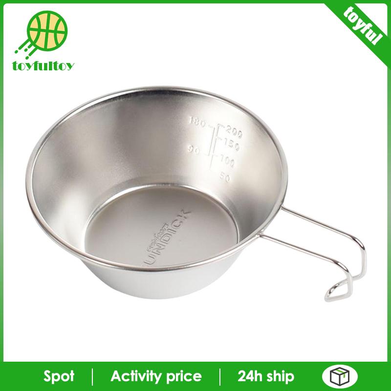 Bát Ăn Bằng Thép Không Gỉ Tiện Dụng Cho Tiệc Nướng BBQ Ngoài Trời