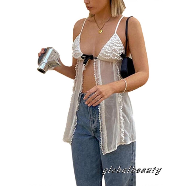 Áo Dây Hở Lưng Thời Trang Mùa Hè Quyến Rũ Cho Nữ