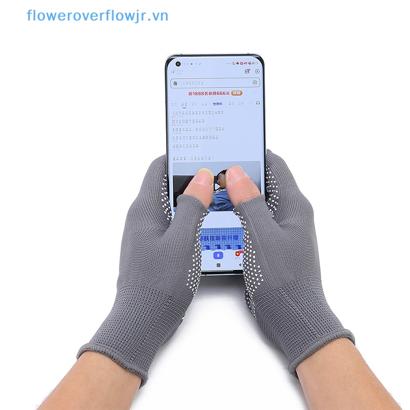 Đôi Găng Tay Bảo Vệ Chống Tia UV Chống Trượt Thoáng Khí Khi Lái Xe Mô Tô