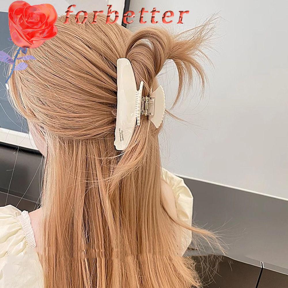 FORBETTER Kẹp Tóc Cỡ Lớn Phong Cách Hàn Quốc Thanh Lịch Cho Nữ